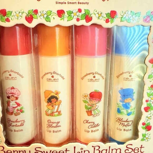 Strawberry Shortcake Celavi Lip Oil & Lip Balm 2x Pack Bundle - Picture 6 of 7